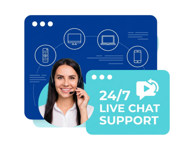 24/7 Live Chat Support