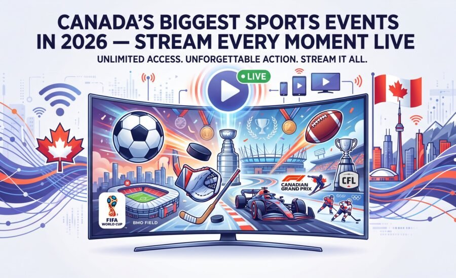 Canada’s Biggest Sports Events in 2026: Stream Every Moment Live