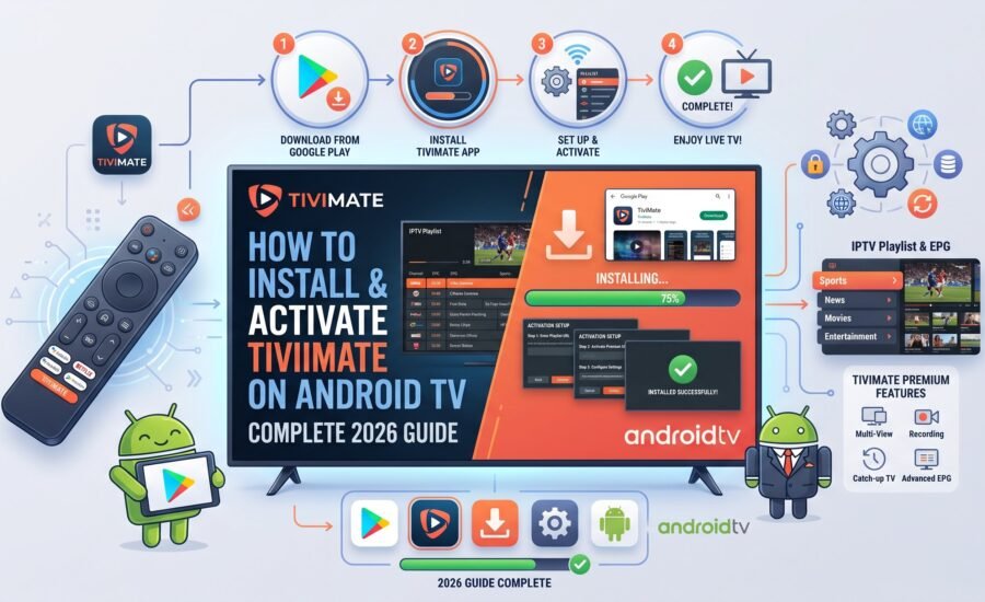 How to Install & Activate TiviMate on Android TV: Complete 2026 Guide